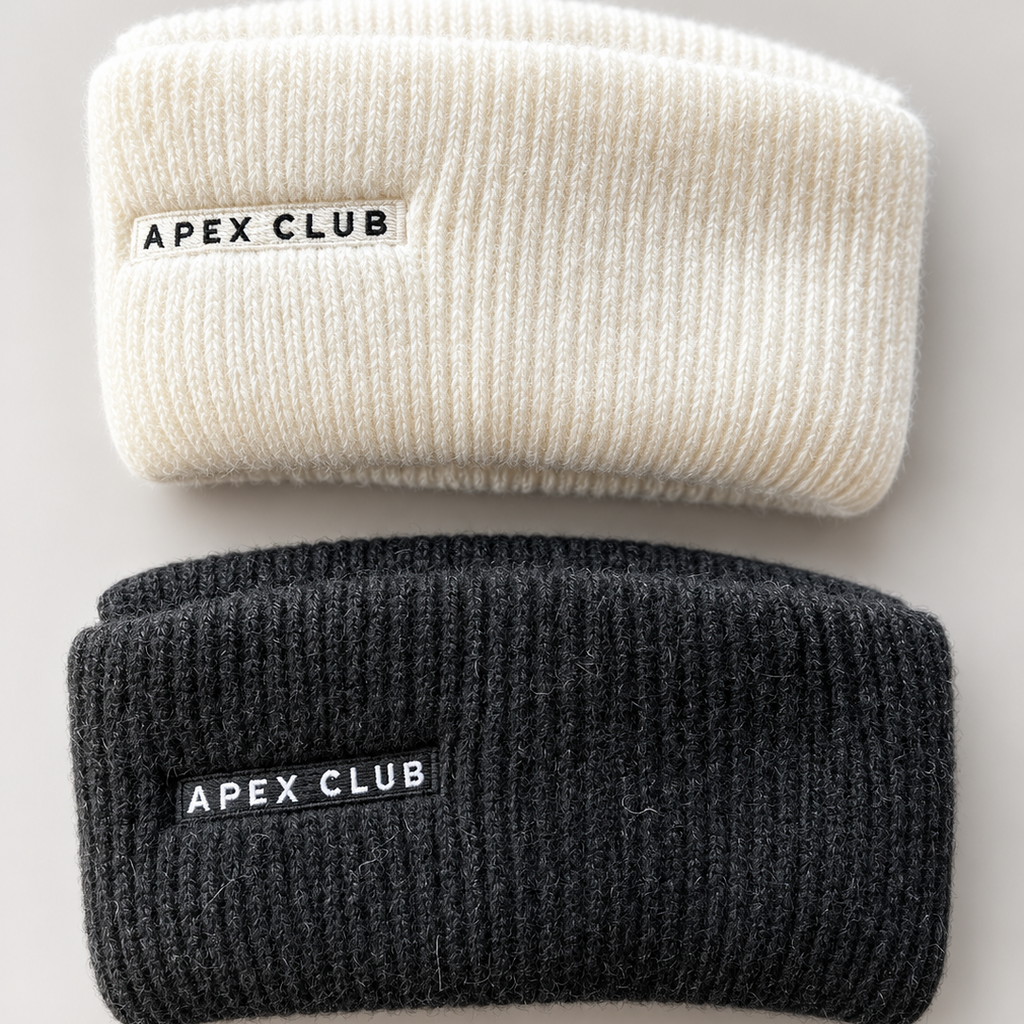 APEX CLUB Angora Rabbit Fur Beanie