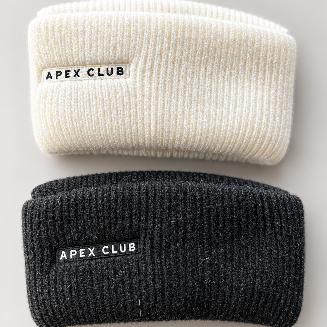 APEX CLUB Angora Rabbit Fur Beanie
