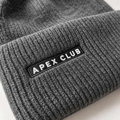 APEX CLUB Angora Rabbit Fur Beanie