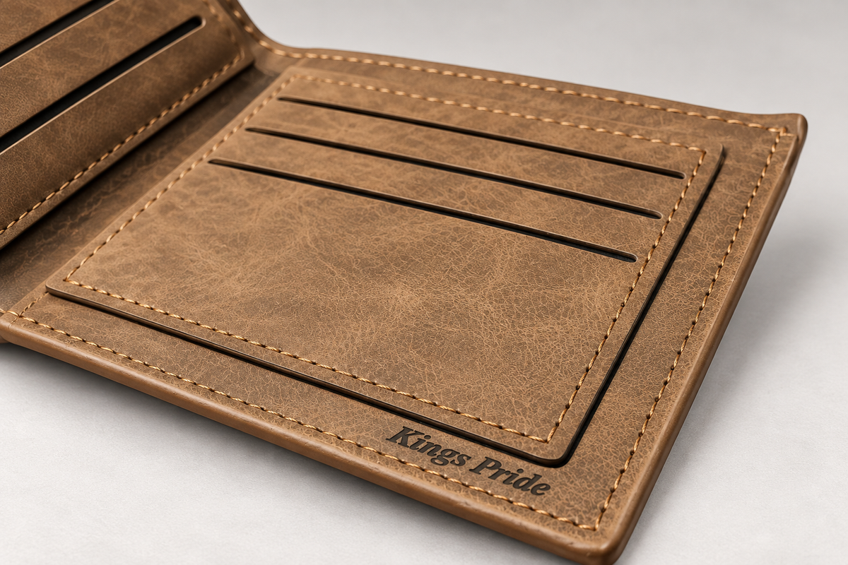 Kings Pride Vintage Wallet - Brown
