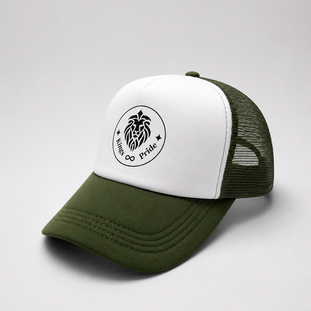 Kings Pride Soft-Foam Trucker Hat - Green/White