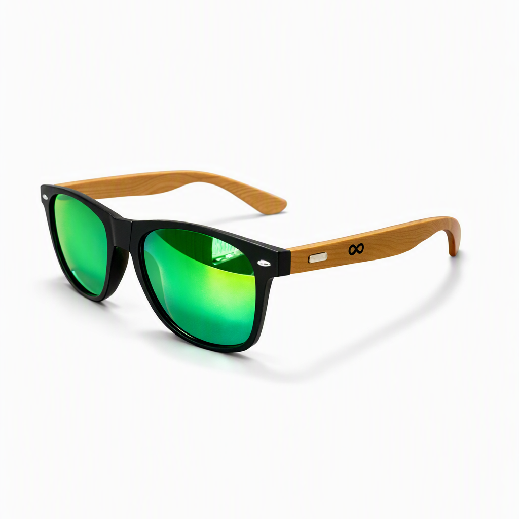 Kings Pride Wayfarer-Style Reflective - Aqua Eclipse