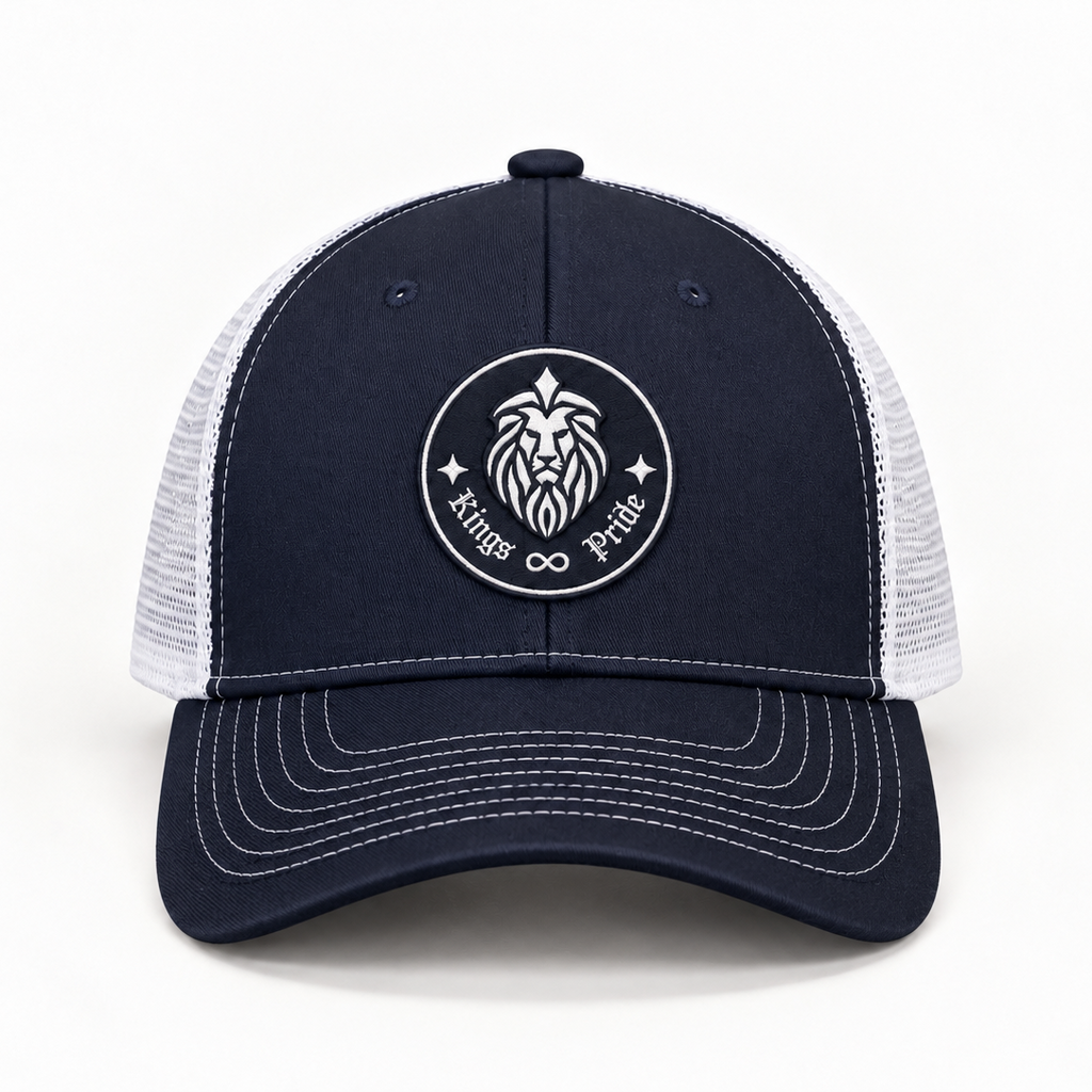 Kings Pride Heritage Trucker - Navy/White