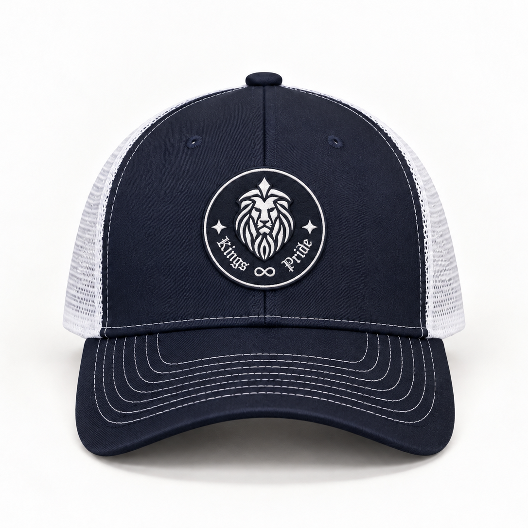 Kings Pride Heritage Trucker - Navy/White