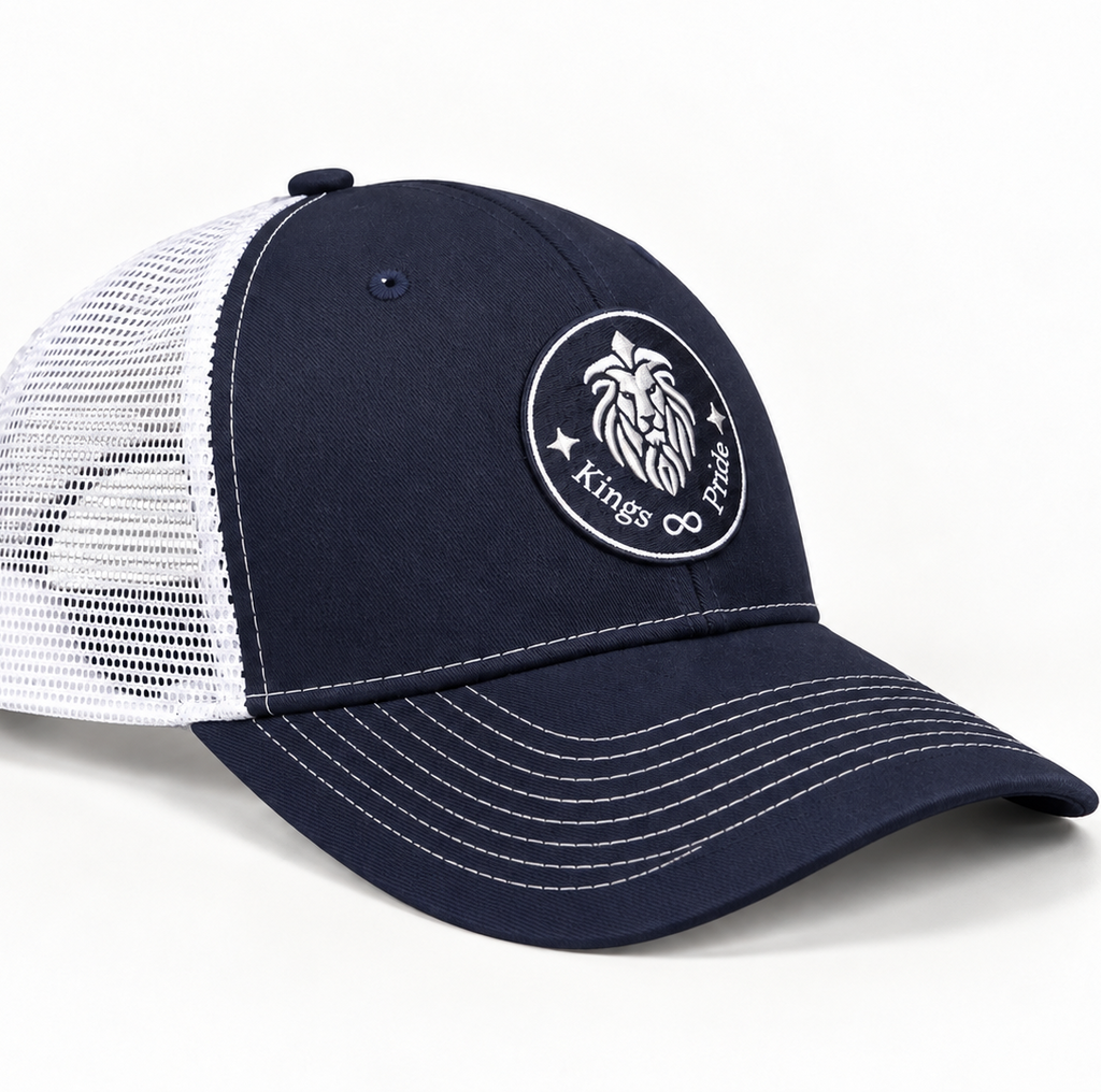 Kings Pride Heritage Trucker - Navy/White
